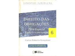 Livro Direito das Obrigações: Parte Especial Tomo I- Contratos Vol. 6 Autor Gonçalves, Carlos Roberto (2002) [usado]