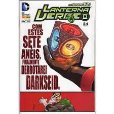 Gibi Lanterna Verde Nº 37 - Novos 52 Autor com Estes Sete Anéis Finalmente Derrotei Darkseid (2015) [novo]