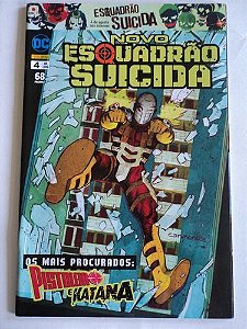 Gibi Novo Esquadrão Suicida Nº 04 Autor os Mais Procurados: Pistoleiro e Katana (2016) [usado]