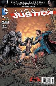 Gibi Liga da Justiça Nº 43 Autor Batman Vs Superman Capa Variante (2016) [usado]