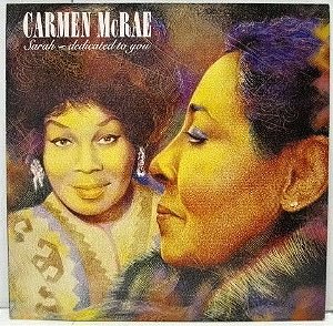 Cd Carmen Mcrae - Sarah - Dedicated To You Interprete Carmen Mcrae (1991) [usado]