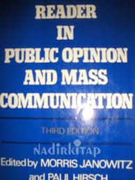 Livro Reader In Public Opinion And Mass Communication Autor Janowitz, Morris (1981) [usado]