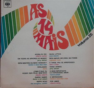 Disco de Vinil as 14 Mais Vol 21 Interprete Varios (1968) [usado]