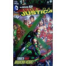 Gibi Liga da Justiça Nº 08 - Novos 52 Autor Surge o Arqueiro Verde! (2013) [usado]