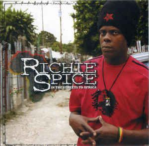 Cd Richie Spice - In The Streets To Africa Interprete Richie Spice (2007) [usado]
