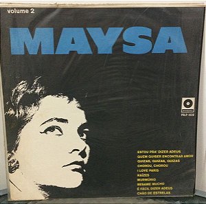 Disco de Vinil Maysa - Volume 2 Interprete Maysa (1968) [usado]