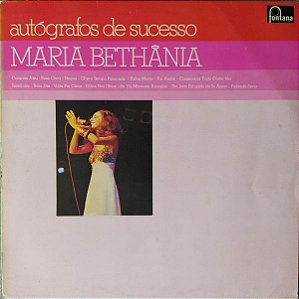 Disco de Vinil Maria Bethânia - Autógrafos de Sucesso Interprete Maria Bethânia (1984) [usado]