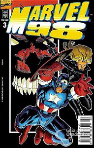 Gibi Marvel 98 Nº 03 - Formatinho Autor Capitão América (1998) [usado]