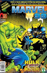 Gibi Marvel 99 Nº 07 - Formatinho Autor Hulk Versus Wolverine (1999) [usado]