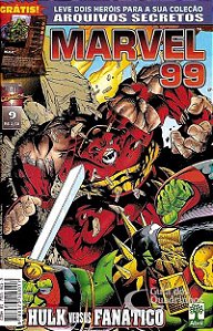 Gibi Marvel 99 Nº 09 - Formatinho Autor Hulk Versus Fanático (1999) [usado]