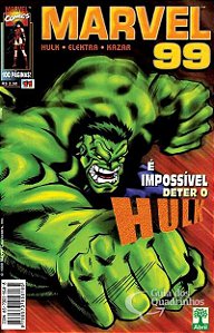 Gibi Marvel 99 Nº 11 - Formatinho Autor é Impossível Deter o Hulk - Elektra - Kazar (1999) [usado]