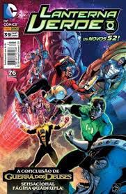 Gibi Lanterna Verde Nº 39 - os Novos 52 Autor a Conclusão de Guerra dos Deuses Sensacional Quadripula (2015) [usado]