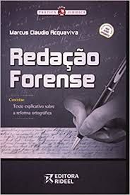 Livro Redação Forense Autor Acquaviva, Marcus Claúdio (2009) [usado]