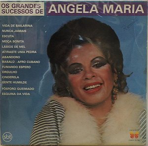 Disco de Vinil Ângela Maria - os Grandes Sucessos de Angela Maria Interprete Ângela Maria (1985) [usado]