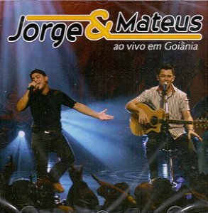 Cd Jorge e Mateus ao Vivo em Goiania Interprete Jorge e Mateus (2007) [usado]