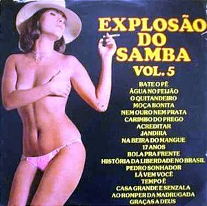 Disco de Vinil Explosao do Samba 5 Interprete Conjunto Explosao do Samba (1976) [usado]