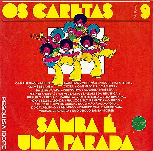 Disco de Vinil o Samba é Uma Parada Vol 9 Interprete os Caretas Pesquisa Ibope (1975) [usado]