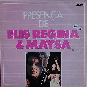Disco de Vinil Elis Regina & Maysa Matarazzo - Presença de Elis Regina & Maysa Interprete Elis Regina & Maysa Matarazzo [usado]