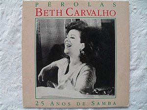 Disco de Vinil Beth Carvalho - Pérolas - 25 Anos de Samba Interprete Beth Carvalho (1992) [usado]