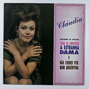 Disco de Vinil Claudia - a Estranha Dama Interprete Claudia (1992) [usado]