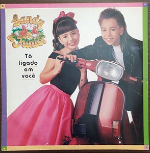 Disco de Vinil Sandy & Junior - Tô Ligado em Você Interprete Sandy & Junior (1993) [usado]