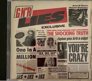 Cd Guns N'' Roses - G N'' R Lies Interprete Guns N'' Roses ‎ [usado]