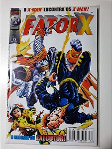 Gibi Fator X Nº 13 - Formatinho Autor o X-man Encontra os X-men! (1998) [usado]
