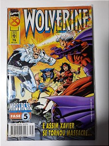 Gibi Wolverine Nº 79 - Formatinho Autor Massacre Fase 5 - e Assim Xavier Se Tornou Massacre... (1998) [usado]
