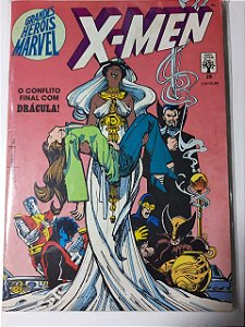 Gibi X-men Nº 28 - Formatinho Autor o Conflito Final com Dracula [usado]