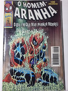 Gibi Homem Aranha Nº 170 - Formatinho Autor o Dia em que May Parker Morreu (1997) [usado]