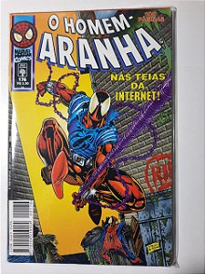 Gibi Homem Aranha Nº 176 - Formatinho Autor nas Teias da Internet (1998) [usado]