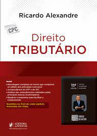 Livro Direito Tributário Autor Alexandre, Ricardo (2017) [usado]