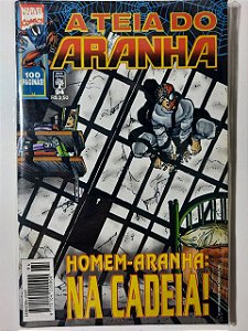 Gibi a Teia do Aranha N° 94 - Formatinho Autor Homem-aranha: na Cadeia ! (1997) [usado]