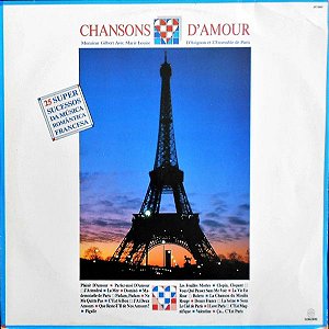 Disco de Vinil Chansons D''amour Interprete Monsieur Gilbert & Marie Louise D''avignon (1989) [usado]