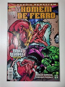 Gibi Homem de Ferro Nº 12 - Herois Renascem Autor Abril (1999) [usado]