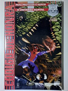 Gibi Código de Honra - Completa 4 Edições Autor para Proteger e Servir o Universo Marvel (1998) [usado]