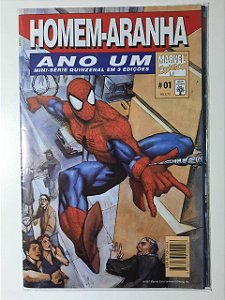 Gibi Homem-aranha Ano um - Minissérie Completa com 3 Edições Autor Homem-aranha Ano um - Minissérie Completa com 3 Edições (1997) [usado]