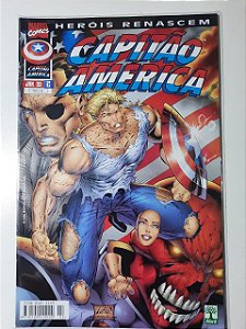 Gibi Capitão América Nº 2 - Herois Renascem Autor Capitão América Nº 2 - Herois Renascem (1999) [usado]