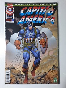 Gibi Capitão América Nº 7 - Herois Renascem Autor Abril (1999) [usado]