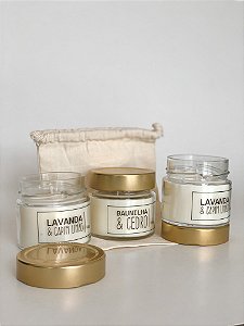 Velas veganas aromáticas Aguçarte