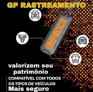 MINI GPSX3 COM BLOQUEIO VIA APLICATIVO + REGISTRO VIA SATELITE EM TEMPO REAL