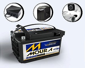 Bateria Estacionaria Externa 12V Mn-1500 80Ah P/ Nobreak - Moura