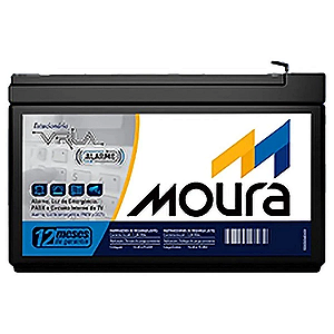 Bateria Estacionaria 12MVA-4 P/ Alarmes - Moura