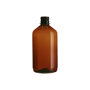 Pet Cilindrico Ambar 500ml Rosca 28/415
