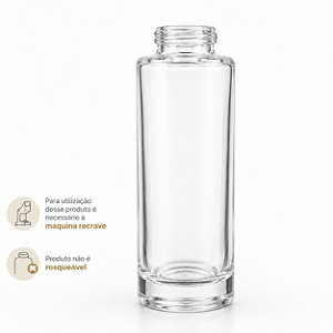 Frasco Cilíndro Recrave 15ml Bocal 15mm