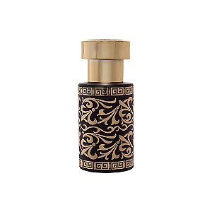 Frasco Fatihah Black Gold 30ml e Válvula Tampa Luxo Rosca 15/400