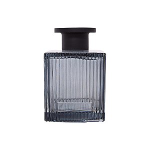 Frasco Clean Grafite 250ml e Tampa Luxo Preta c/ Furo Rosca 28mm