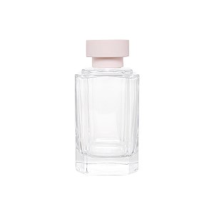 Frasco Frisado 200ml e Tampa Luxo Creme c/ Furo Rosca 28mm