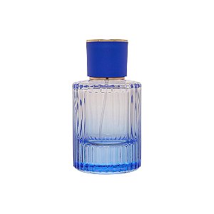 Frasco Cloé Colors Blue 50ml e Válvula Tampa Luxo Rosca 15/400