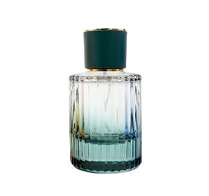 Frasco Cloé Colors Green 50ml e Válvula Tampa Luxo Rosca 15/400